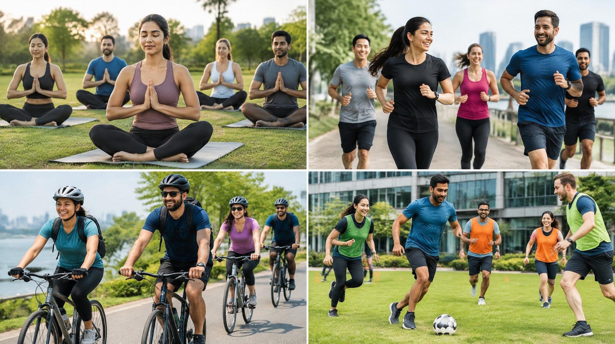 group yoga session
